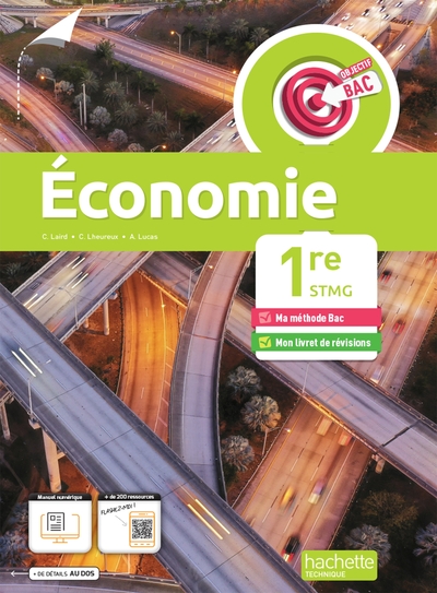 Objectif Bac Economie 1re STMG (détachable) - Ed. 2022