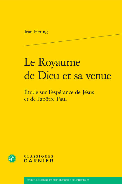 Le Royaume de Dieu et sa venue