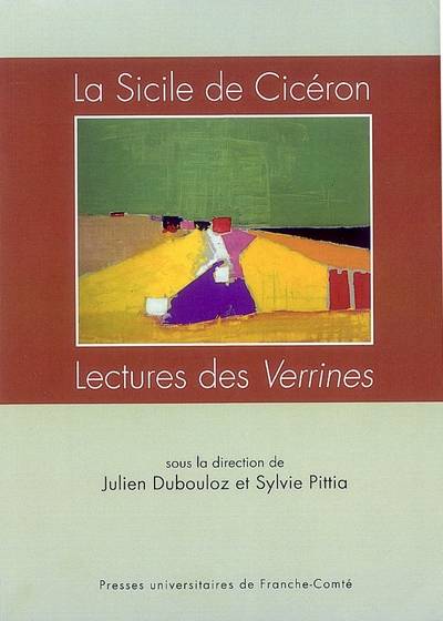 La Sicile de Cicéron - lectures des 