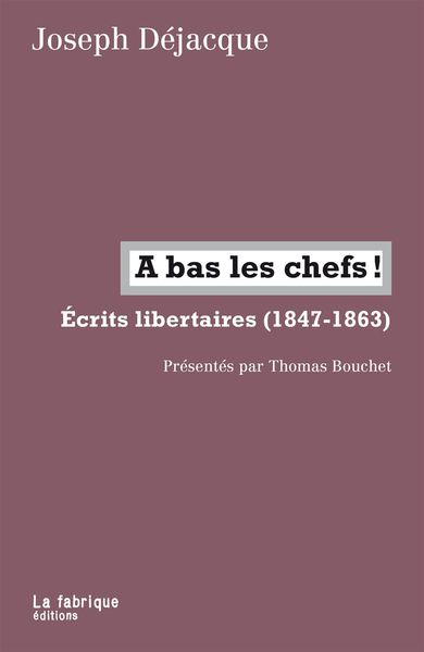 À bas les chefs !