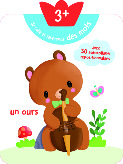 3+ Je colle et j'apprends des mots - ours - Xxx