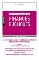 Revue française de finances publiques N° 166, mai 2024 Volume 166