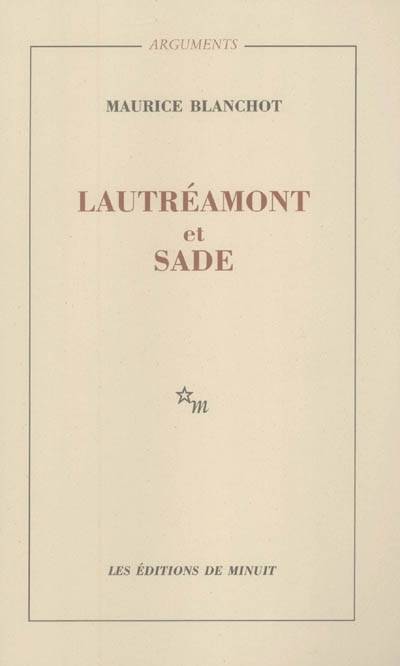 Lautreamont Et Sade