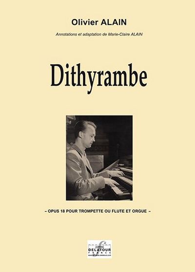 Dithyrambe Pour Trompette Ou Flute Et Orgue