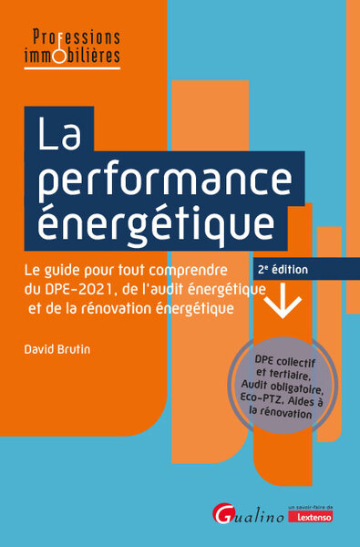 La Performance Énergétique, Le Guide Pour Tout Comprendre Du Dpe-2021, De L'Audit Énergétique Et De La Rénovation Énergétique - David Brutin