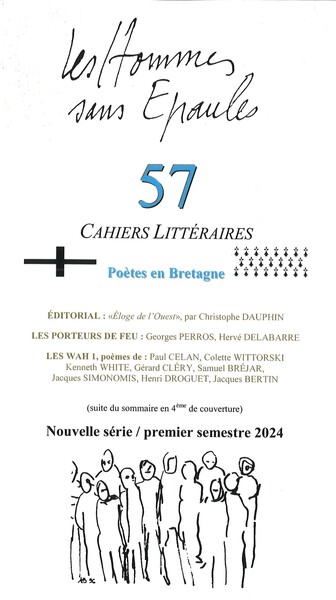 Les Hommes Sans Épaules N°57 : Dossier Poètes En Bretagne, Cahiers Littéraires