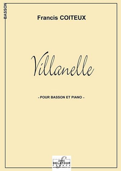 Villanelle Pour Basson Et Piano