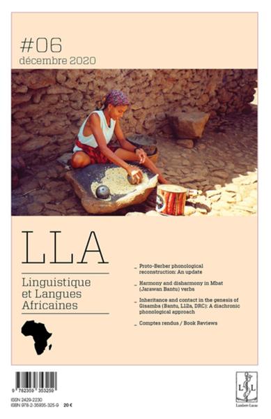 Linguistique Et Langues Africaines - Revue Du Llacan N  6