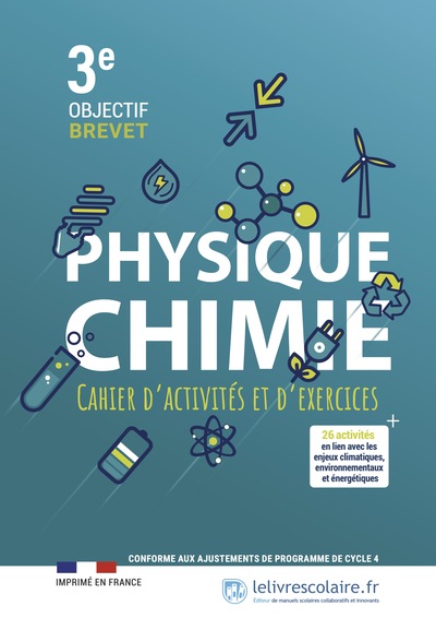 Cahier Physique Chimie 3e, édition 2023 - Cyril Gaillard