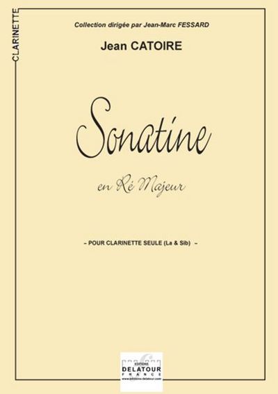 Sonatine En Re Majeur Pour Clarinette