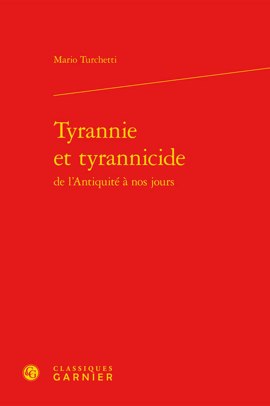 Tyrannie et tyrannicide