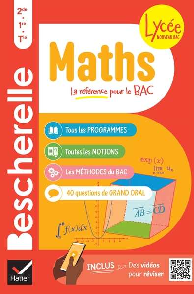 Bescherelle lycée - Maths 2de, 1re, Tle Nouveau bac