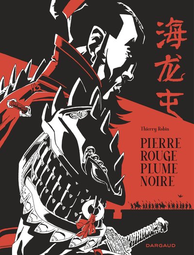 Pierre rouge plume noire