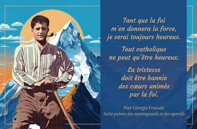 Carte Pier Giorgio Frassati par 20