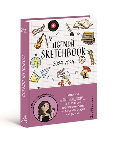 Agenda Sketchbook avec Andrea 2024-2025