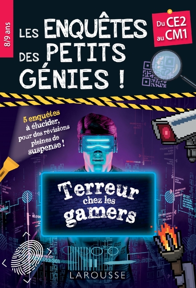 Les Enquêtes des petits génies CE2-CM1 - Terreur chez les gamers - François Lecellier