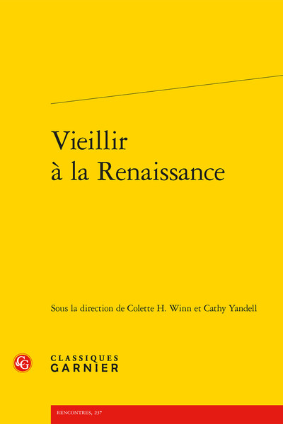 Vieillir à la Renaissance