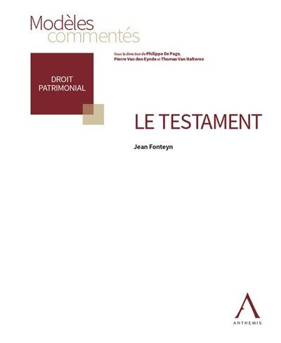 Le testament - Jean Fonteyn