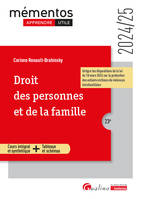 Droit des personnes et de la famille - Corinne Renault-Brahinsky