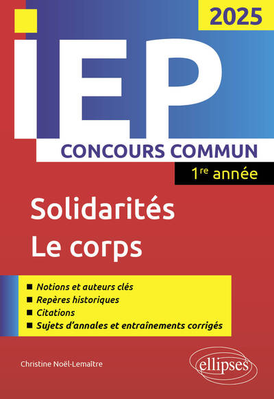 Concours commun IEP 2025