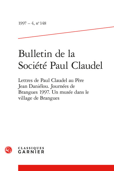 Bulletin de la Société Paul Claudel