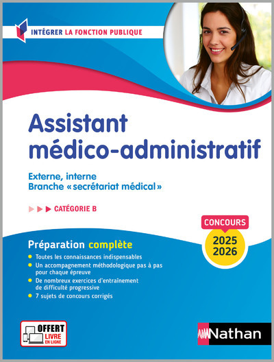 Concours Assistant médico-administratif - Catégorie B - 2024-2025