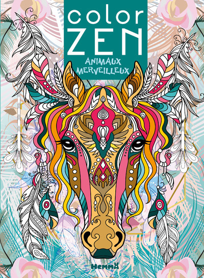 Color Zen Animaux Merveilleux - Collectif