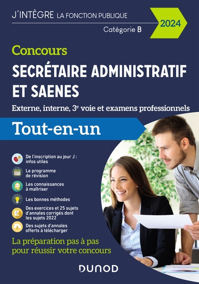 Concours Secrétaire administratif et SAENES - 2024 - Fabienne Iché