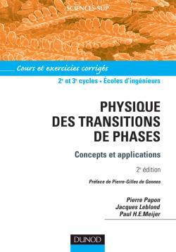 Physique des transitions de phase - 2ème édition - Concepts et applications