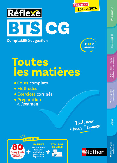 Toutes les matières BTS CG - Réflexe N° 11 2025-2026