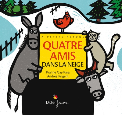 20 - Quatre amis dans la neige