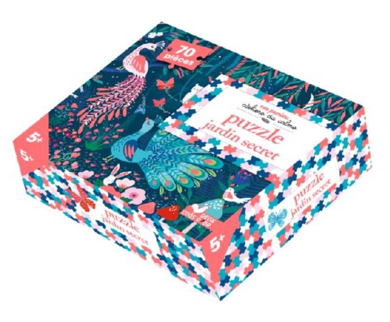 Puzzle fluo jardin secret - 70 pièces - Klara Hawkins