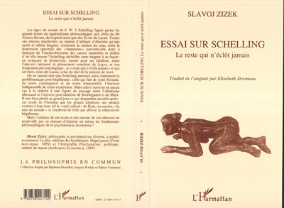 Essai sur Schelling - Slavoj Zizek