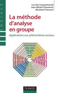 La méthode d'analyse en groupe - Applications aux phénomènes sociaux