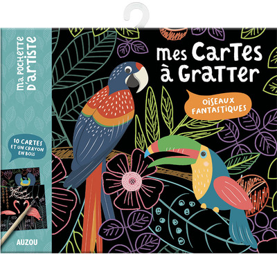 Mes cartes à gratter - oiseaux fantastiques