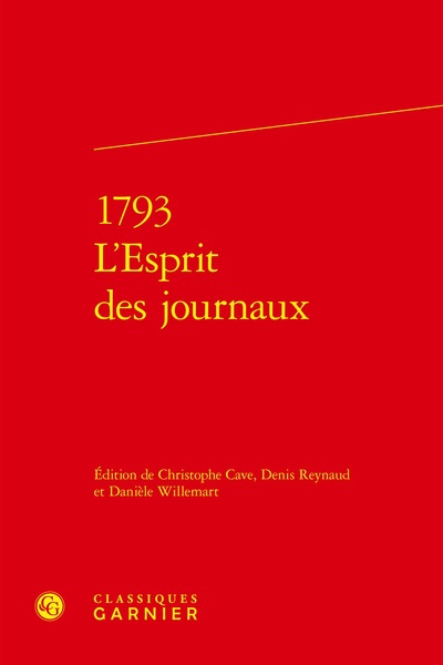 1793. L'Esprit des journaux