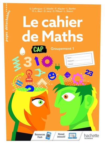 Le Cahier De Maths Groupement 1 Cap - Cahier De L'Élève- Éd. 2020