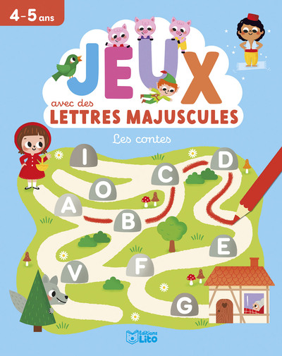 Jeux avec des lettres majuscules - les contes