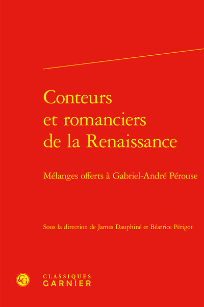 Conteurs et romanciers de la Renaissance