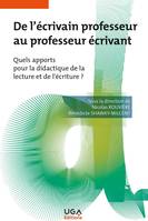 De l'écrivain professeur au professeur écrivant - Nicolas Rouvière, Bénédicte Shawky-Milcent