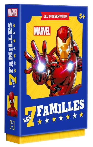 MARVEL - Jeu de cartes - 7 familles - Marvel comics