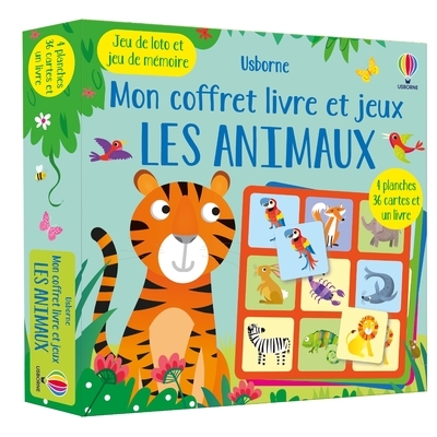 Les animaux - Mon coffret livre et jeux