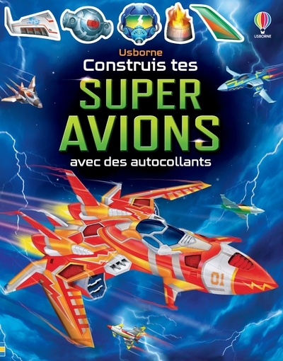 Construis tes super avions avec des autocollants - dès 5 ans