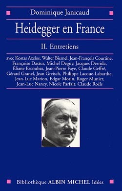 Heidegger en France tome 2