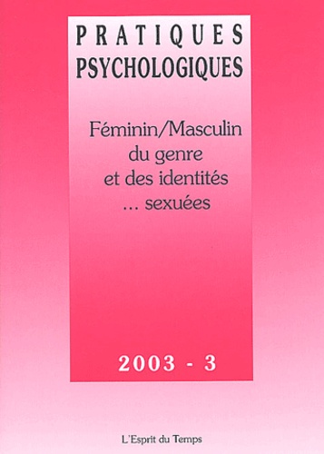 Pratiques psychologiques 2003