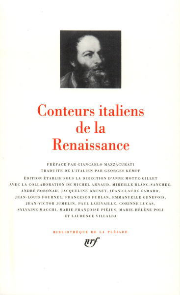 Conteurs italiens de la Renaissance - Giancarlo Mazzacurati