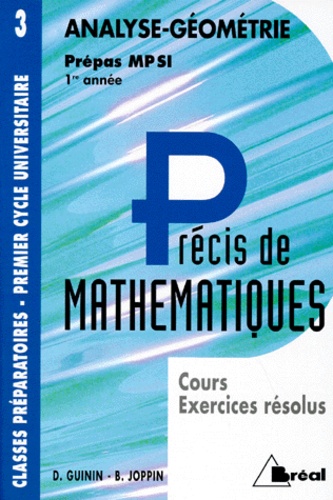 PRECIS DE MATHEMATIQUES. Volume 3