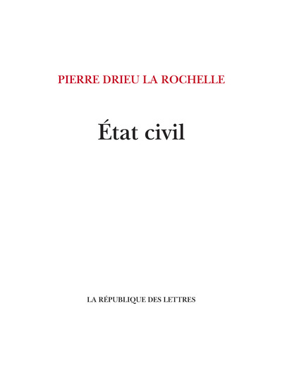 État civil