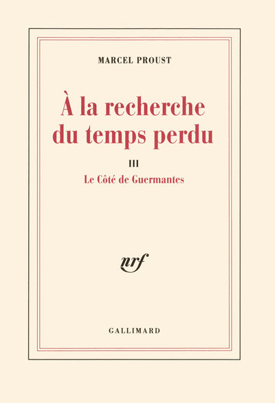 A La Recherche Du Temps Perdu Volume 3 - Marcel Proust