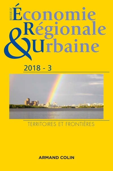 Revue d'économie régionale et urbaine N° 3/2018 Volume 3